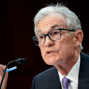Fed Chair Jerome Powell speaks during a Senate Banking, Housing, and Urban Affairs Committee hearing.